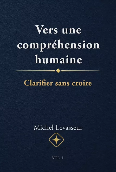 Couverture du Volume I — Vers une compréhension humaine